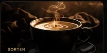 Dampfende Tasse Kaffee